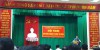 Đ/c Đinh Hữu Bình - Trưởng ban Tổ chức Huyện ủy phát biểu chỉ đạo Hội nghị