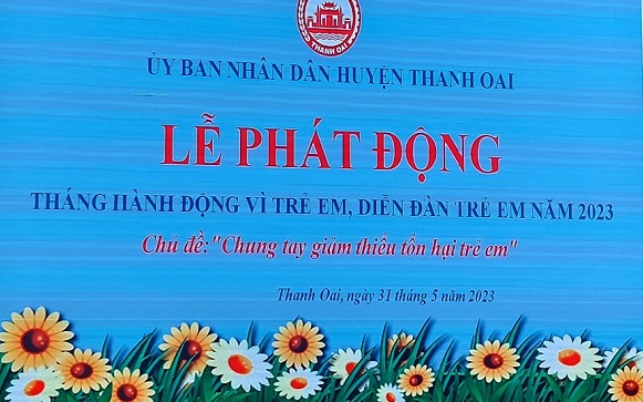 Lễ phát động tháng hành động vì trẻ em