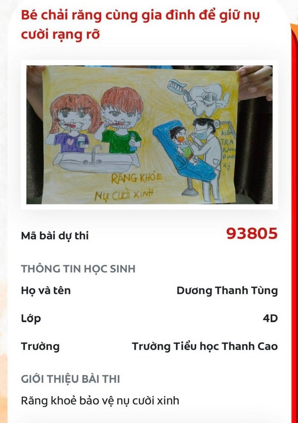 Cuộc thi vẽ tranh - hãy vẽ về tương lai cùng với những nụ cười rạng rỡ