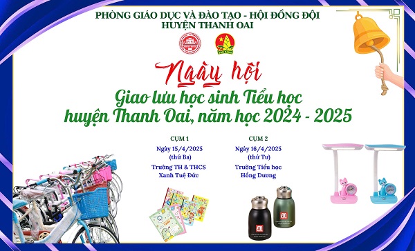 Ngày hội Giao lưu học sinh Tiểu học huyện Thanh Oai năm học 2024 - 2025