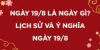 Lịch sử,ý nghĩa ngày 19/8