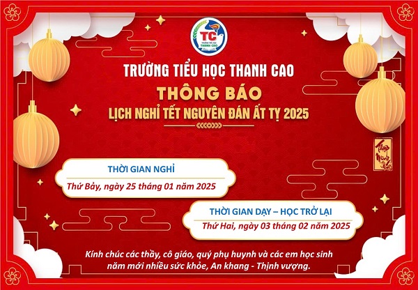 Chúc mừng năm mới Xuân Ất Tỵ 2025