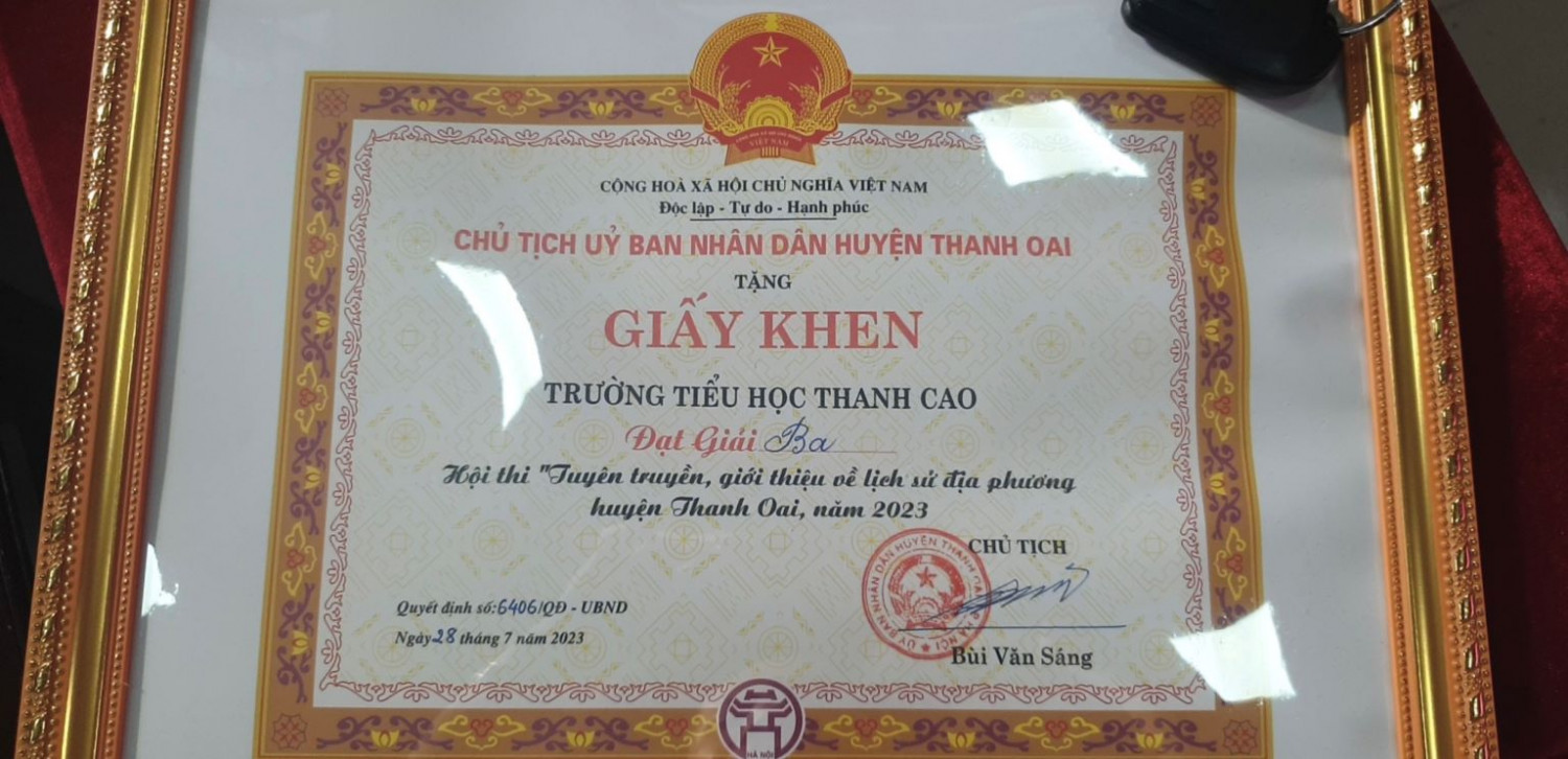 Hội thi Tuyên truyền, giới thiệu về lịch sử địa phương huyện Thanh Oai năm 2023