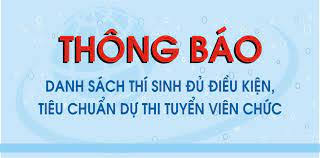 Thông báo danh sách thí sinh đủ điều kiện tham dự tuyển Vòng 2 kỳ tuyển dụng viên chức Huyện Thanh Oai năm 2023