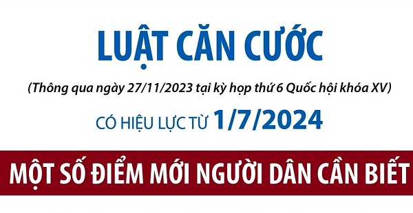 10 điểm mới của Luật căn cước