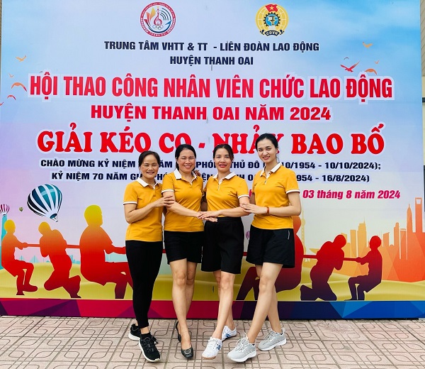 Sôi nổi Hội thao Công nhân viên chức lao động huyện Thanh Oai năm 2024