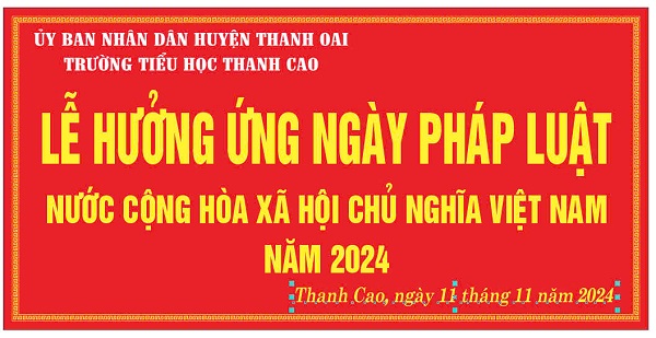 Hưởng ứng ngày Pháp luật Việt Nam