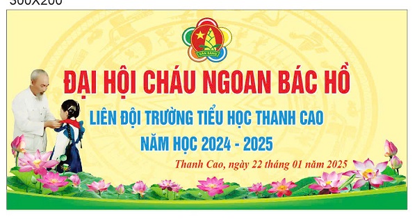 Đại hội cháu ngoan Bác Hồ - Liên đội Trường Tiểu học Thanh Cao